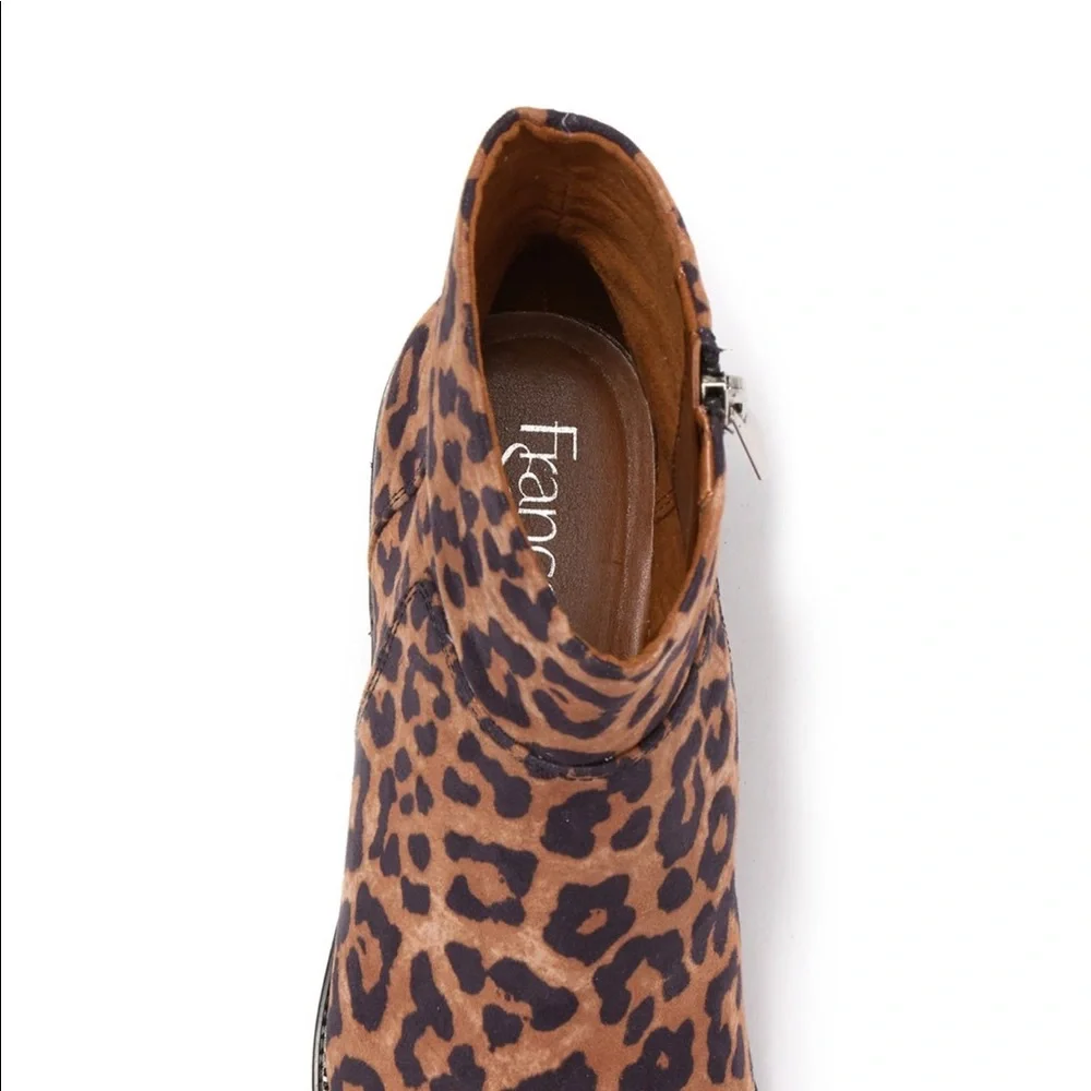 Franco Sarto Leopard Print Boots - Picture 4 of 11